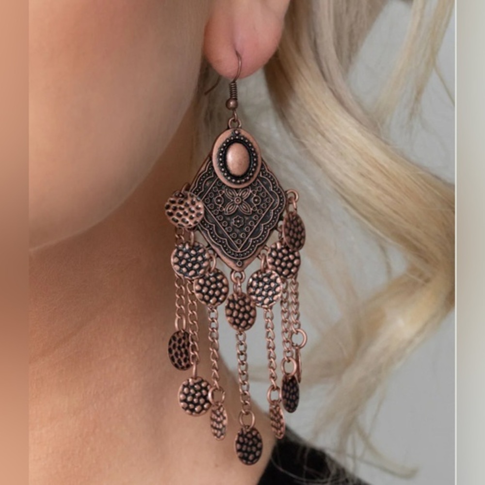 🫶🏻 Paparazzi Garden Explorer Copper Earrings